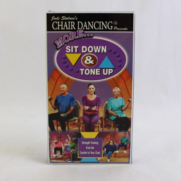 Jodi Stolove's More Sit Down Tone Up VHS Tape 2004