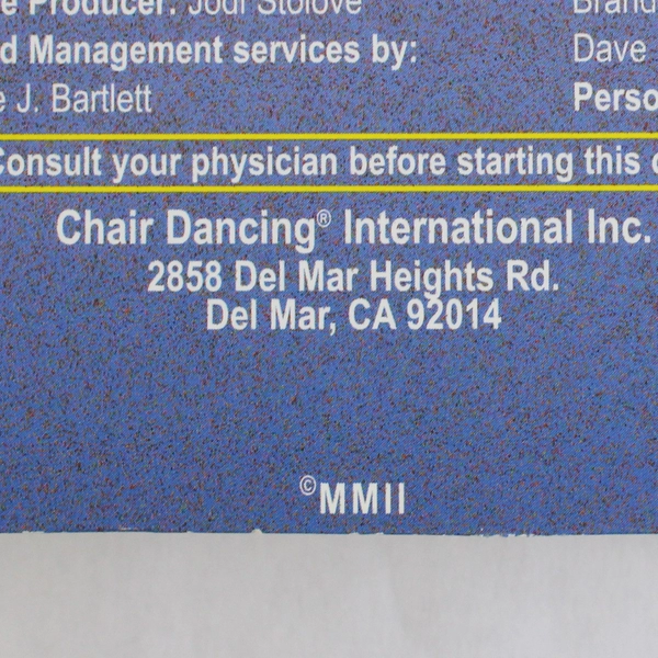 Jodi Stolove's More Sit Down Tone Up VHS Tape 2004