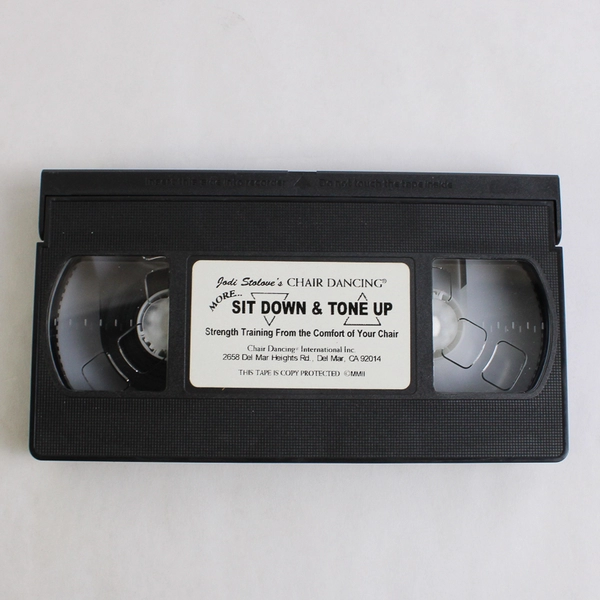 Jodi Stolove's More Sit Down Tone Up VHS Tape 2004