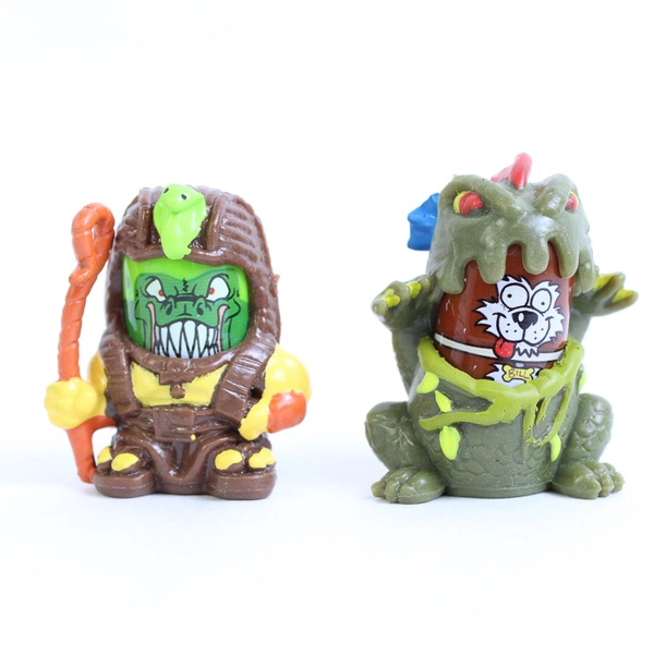 Lot of 2 Mighty Beanz Pharoah and Monster Bods
