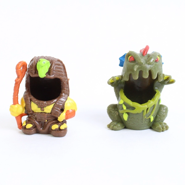Lot of 2 Mighty Beanz Pharoah and Monster Bods