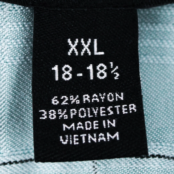 Van Heusen Mint Green Button-Up Top Men's Size 2XL 18-18 1/2