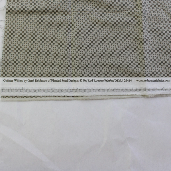 Red Rooster Woven Lightweight Quilting Cotton Fabric 44" W x 1 Yd Cottage Whites