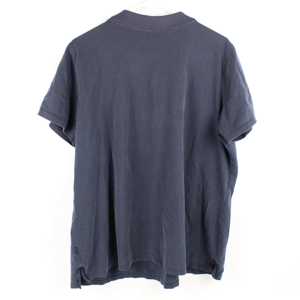 Laura Scott Navy Blue Cotton Polo Shirt Women's Size 1X