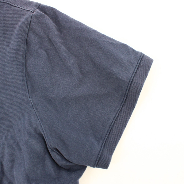 Laura Scott Navy Blue Cotton Polo Shirt Women's Size 1X