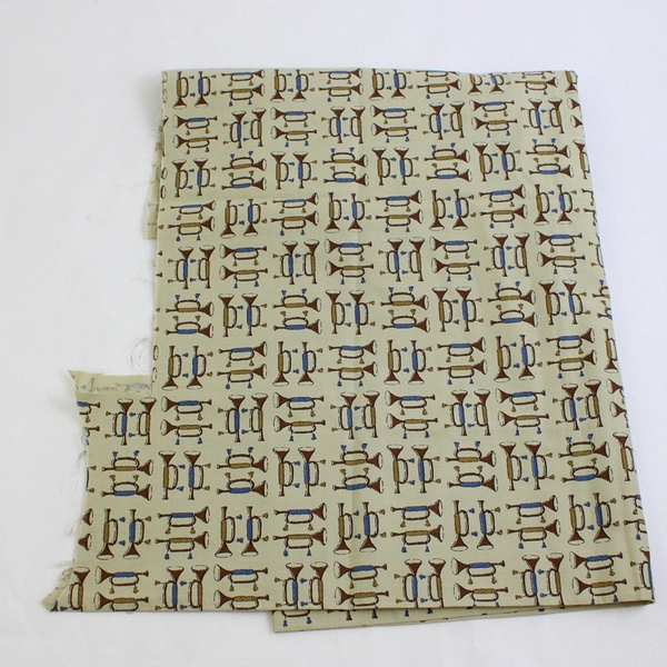 Marcus Brothers Woven Lightweight Quilting Cotton Fabric 44" W x 1.25 Yd Trumpet