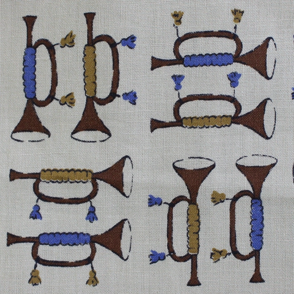 Marcus Brothers Woven Lightweight Quilting Cotton Fabric 44" W x 1.25 Yd Trumpet