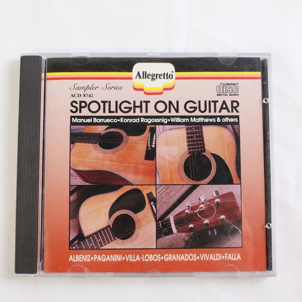 Spotlight on Guitar Audio CD Allegretto Various Artists 1990