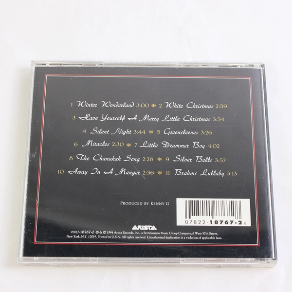 Miracles: The Holiday Album Kenny G Audio CD 1994