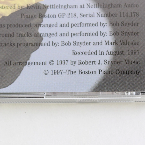 Keys of Praise II CD Robert Snyder Boston Music 1997