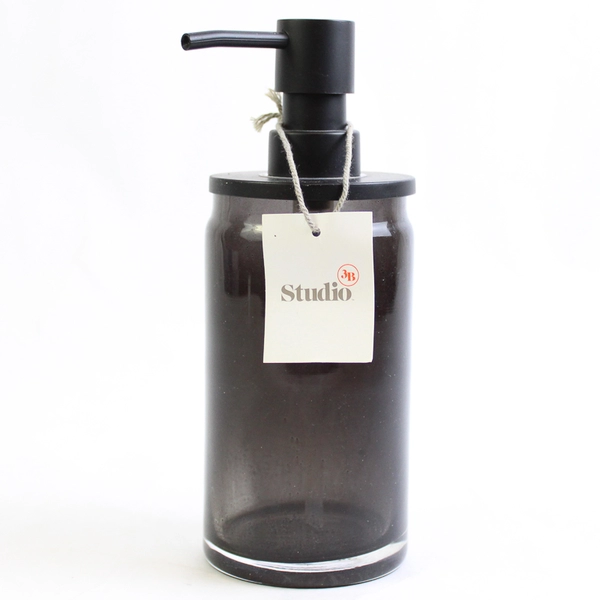 Studio 3B Purple Glass Pump Soap Or Lotion Dispenser NWT