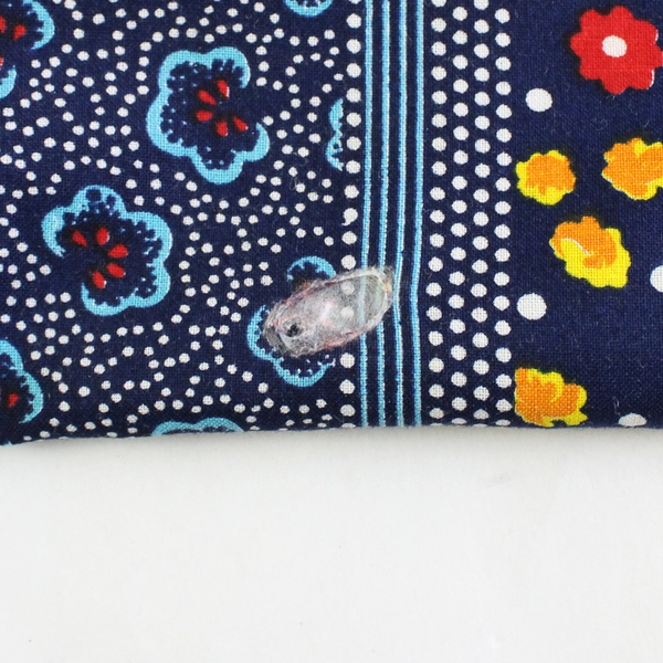 Lot of 3 Marcus Bros Woven Quilting Cotton Fabric 42" W x 0.5-2 Yds Blue Floral