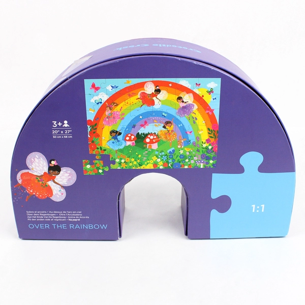 2020 Crocodile Creek Over the Rainbow 36-Piece Jigsaw Floor Puzzle Complete