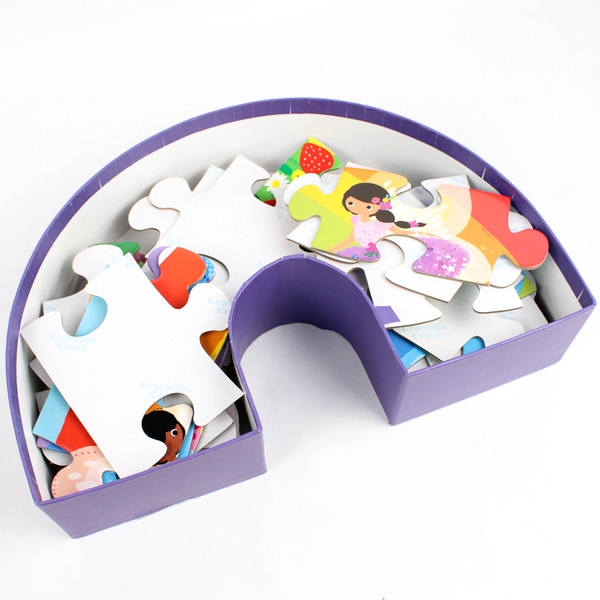 2020 Crocodile Creek Over the Rainbow 36-Piece Jigsaw Floor Puzzle Complete