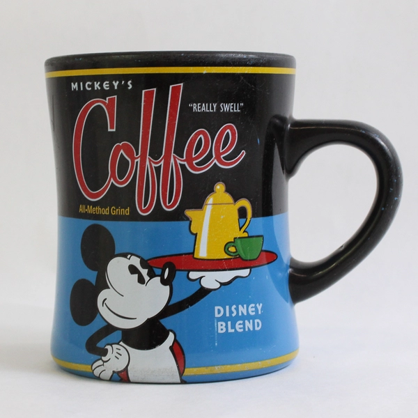 Mickey's Coffee Disney Blend Ceramic Mickey Mouse Coffee Mug 16 Oz