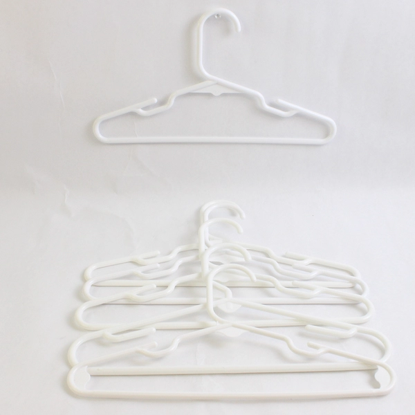 Mixed Lot of 13 White and Pink Children's Clothes Hangers