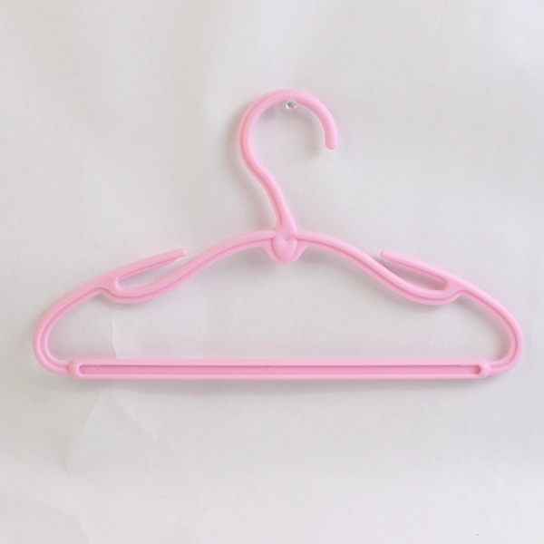 Mixed Lot of 13 White and Pink Children's Clothes Hangers