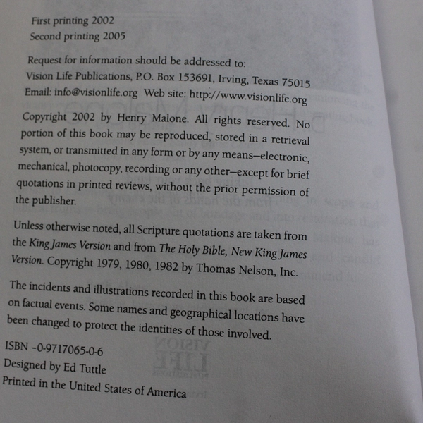 Portals to Cleansing by Dr Henry Malone 2005 Paper Back