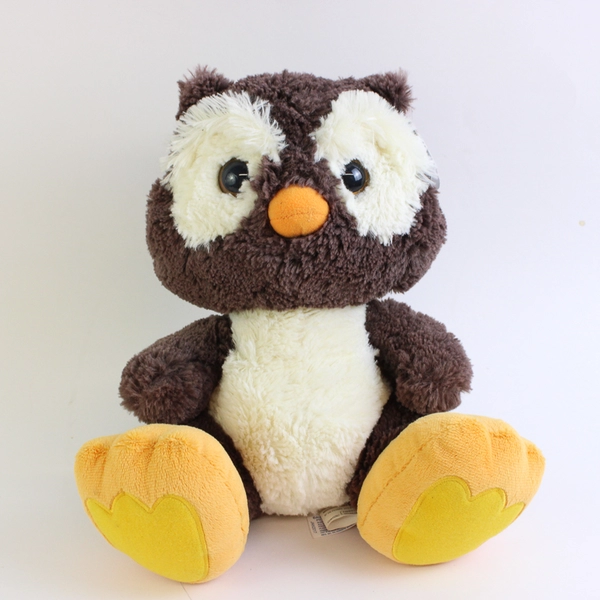 Aurora Taddle Toes Owl Stuffed Animal Plush Toy 10"