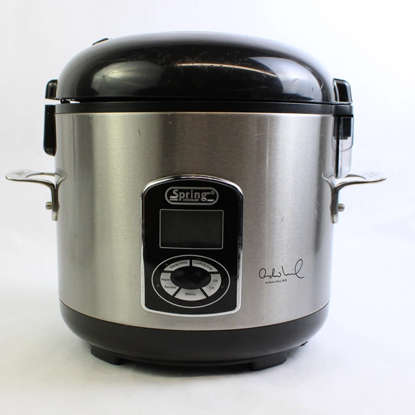 Spring Rice Cooker Model 9802 Silver 10 Cups
