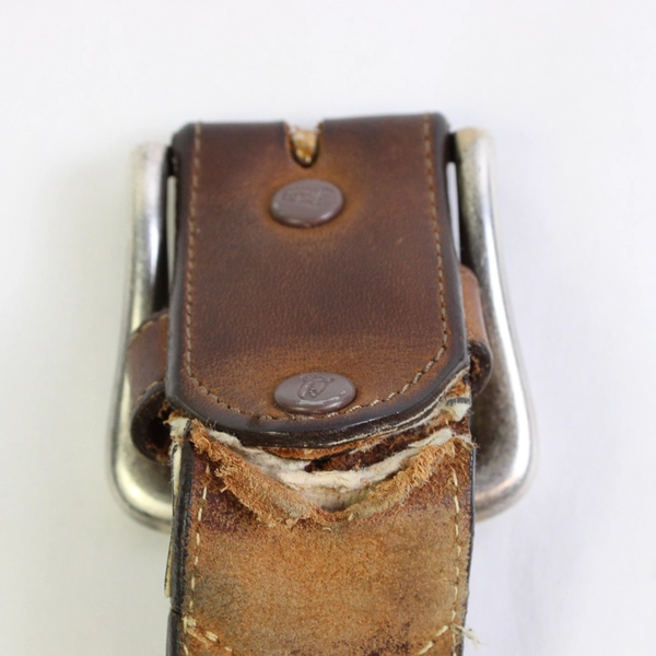 Justin Top Grain Cowhide Brown Leather Belt Western Style 166BD Size 40