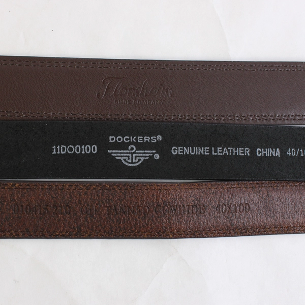 Lot of 3 Brown and Black Leather Belts Size 40 for DIY Crafting Reuse Upcycle