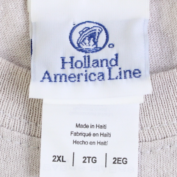 Holland America Line Pana Canal Graphic T-Shirt Adult Size 2XL