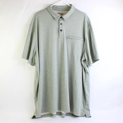 Duluth Trading Co. Green-Gray Polo Shirt Men's Size 2XL