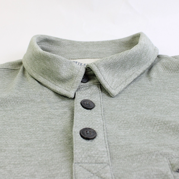 Duluth Trading Co. Green-Gray Polo Shirt Men's Size 2XL