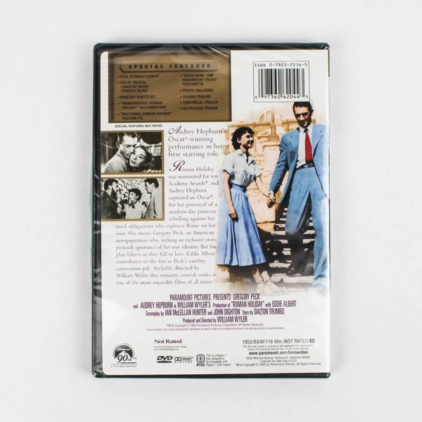 Roman Holiday Special Collector's Edition Gregory Peck Audrey Hepburn Sealed