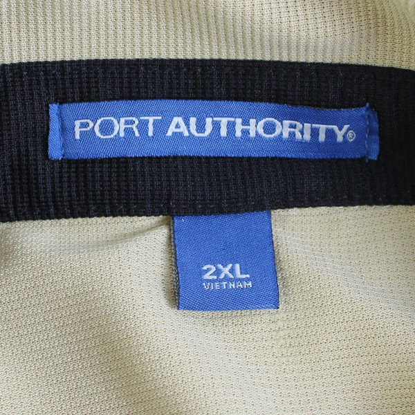 Port Authority Embroidered Alaska Beige and Black Polo Men's 2XL