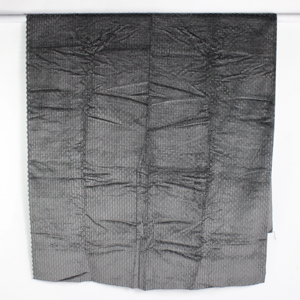 1 Pc Heavyweight Ribbed Velvet Woven Upholstery Fabric 45" W x 2.5 Yds Gray