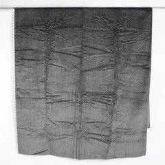 1 Pc Heavyweight Ribbed Velvet Woven Upholstery Fabric 45" W x 2.5 Yds Gray