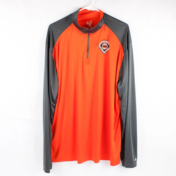 Badger Sport OSU Dugout Club CWS Long-Sleeved Baseball Shirt Men's 2XL