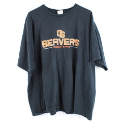 Gildan Oregon State University Beavers Black T-Shirt Men's 2XL