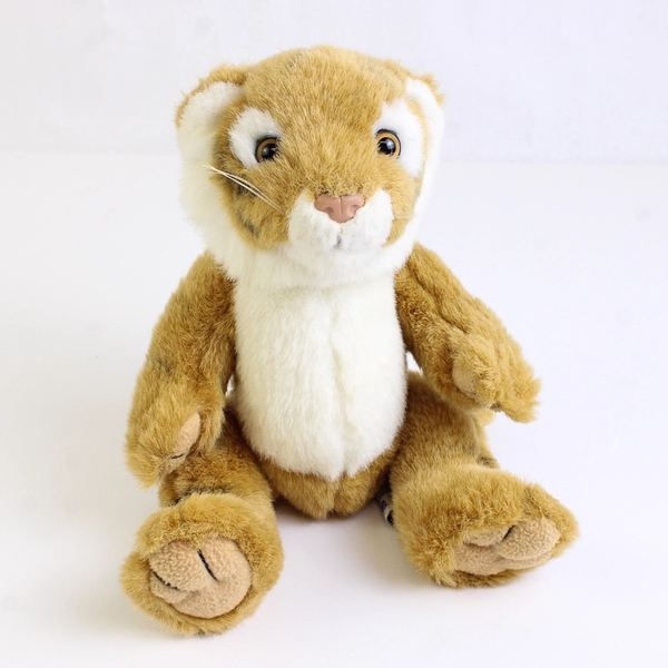 Vintage Semo Germany Poseable Tiger Cub Plush 11.5 inch