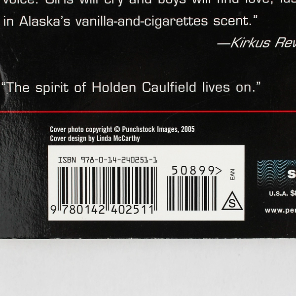 Looking For Alaska by John Green 2005 Paperback With Bonus Material