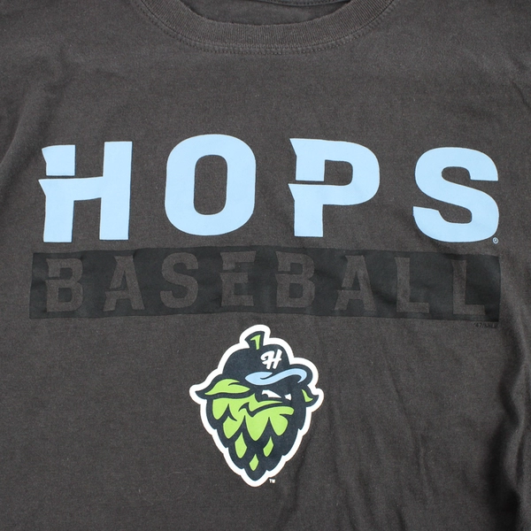 '47 Hillsboro Hops Dark Gray Cotton Baseball T-Shirt Men's Size 2XL