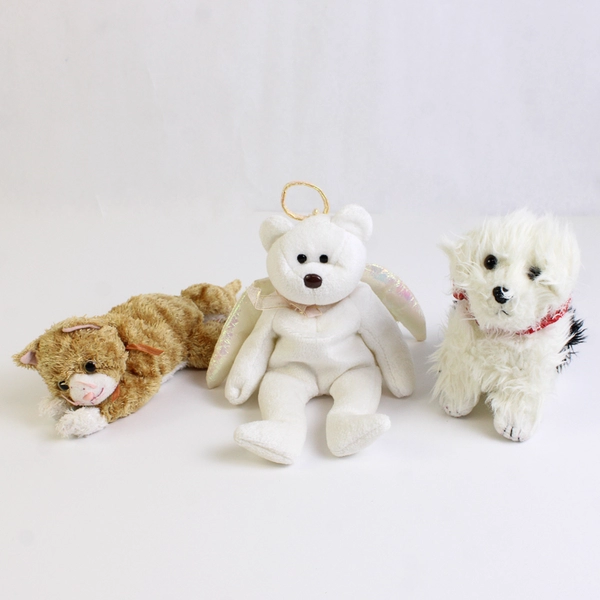 Lot of 3 Ty Beanies Halo Hobo And Gypsy No Hang Tags