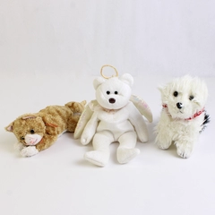 Lot of 3 Ty Beanies Halo Hobo And Gypsy No Hang Tags