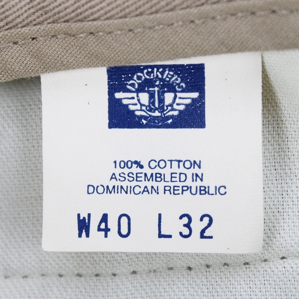 Dockers Beige Cotton Khakis Men's Size W40 x L32
