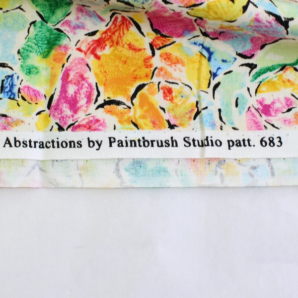 Paintbrush Studio Woven Lightweight Stretch Fabric 45" W x 1 yd Abstractions 683