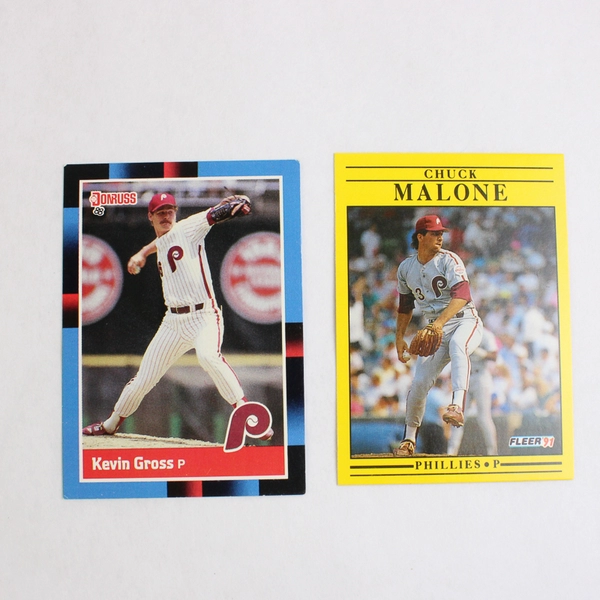 Lot of Vintage 54 1980s & 90s Baseball Philadelphia Phillies