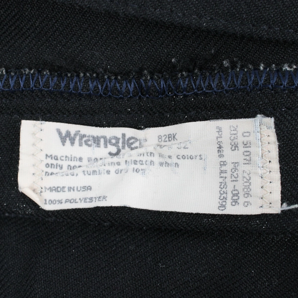 Wrangler Solid Black Pants Men's W40" x L32"