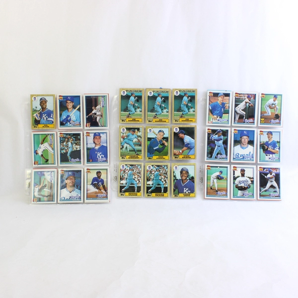 Lot of 49 Vintage 1980s & 90s Baseball Cards Kansas City Royals