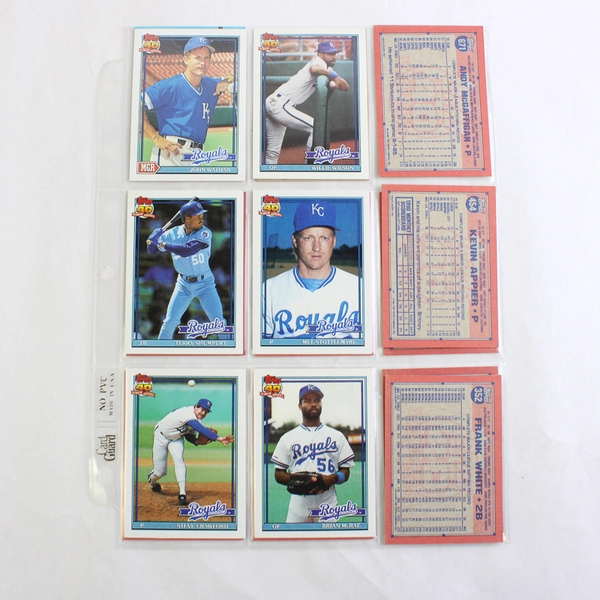 Lot of 49 Vintage 1980s & 90s Baseball Cards Kansas City Royals