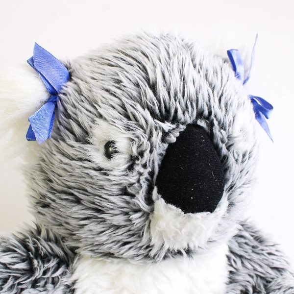 Build A Bear Workshop Plush Koala 15” Gray Black White 