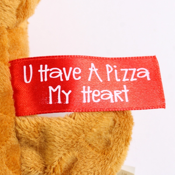 Dan Dee Have A Pizza My Heart Pizza Slice 6 Inch Plush