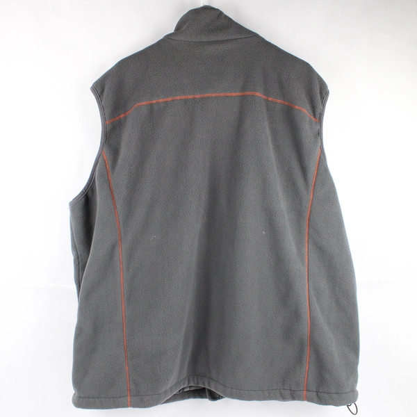 G-III Sports by Carl Banks Gray Fleece Vest Men's Size 2XL