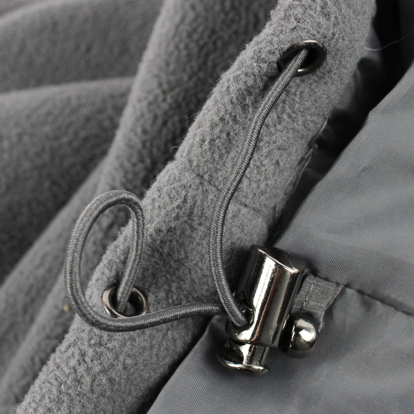 G-III Sports by Carl Banks Gray Fleece Vest Men's Size 2XL